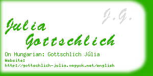 julia gottschlich business card